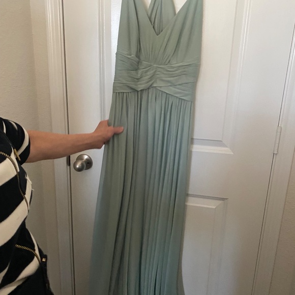 Sage Green Long Dress - Picture 5 of 5